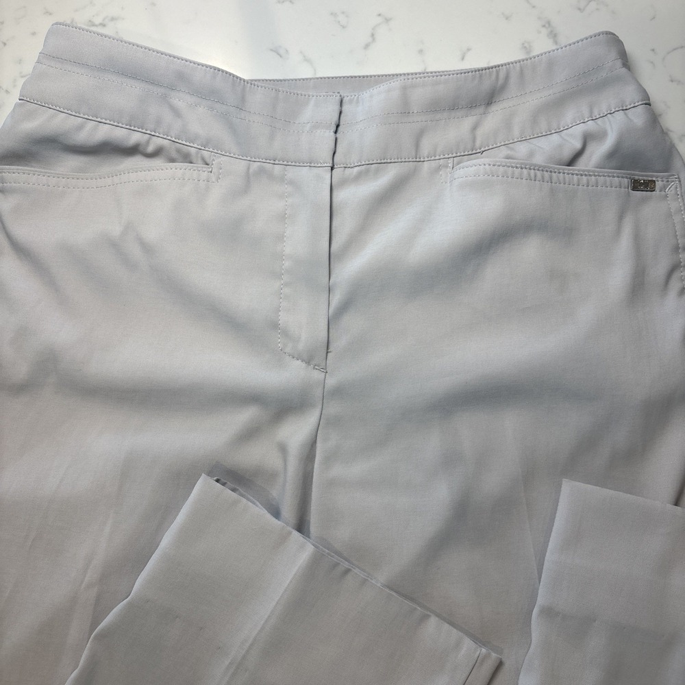 Tail Performance Golf Pants Women Sz 4 Career Stretch Preppy Light Gray Pockets - Picture 2 of 8